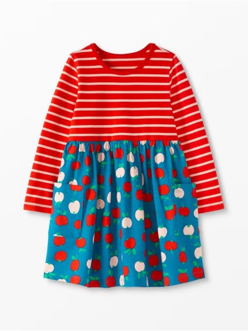 Hanna Andersson Mixie Dress Apple Print size 5